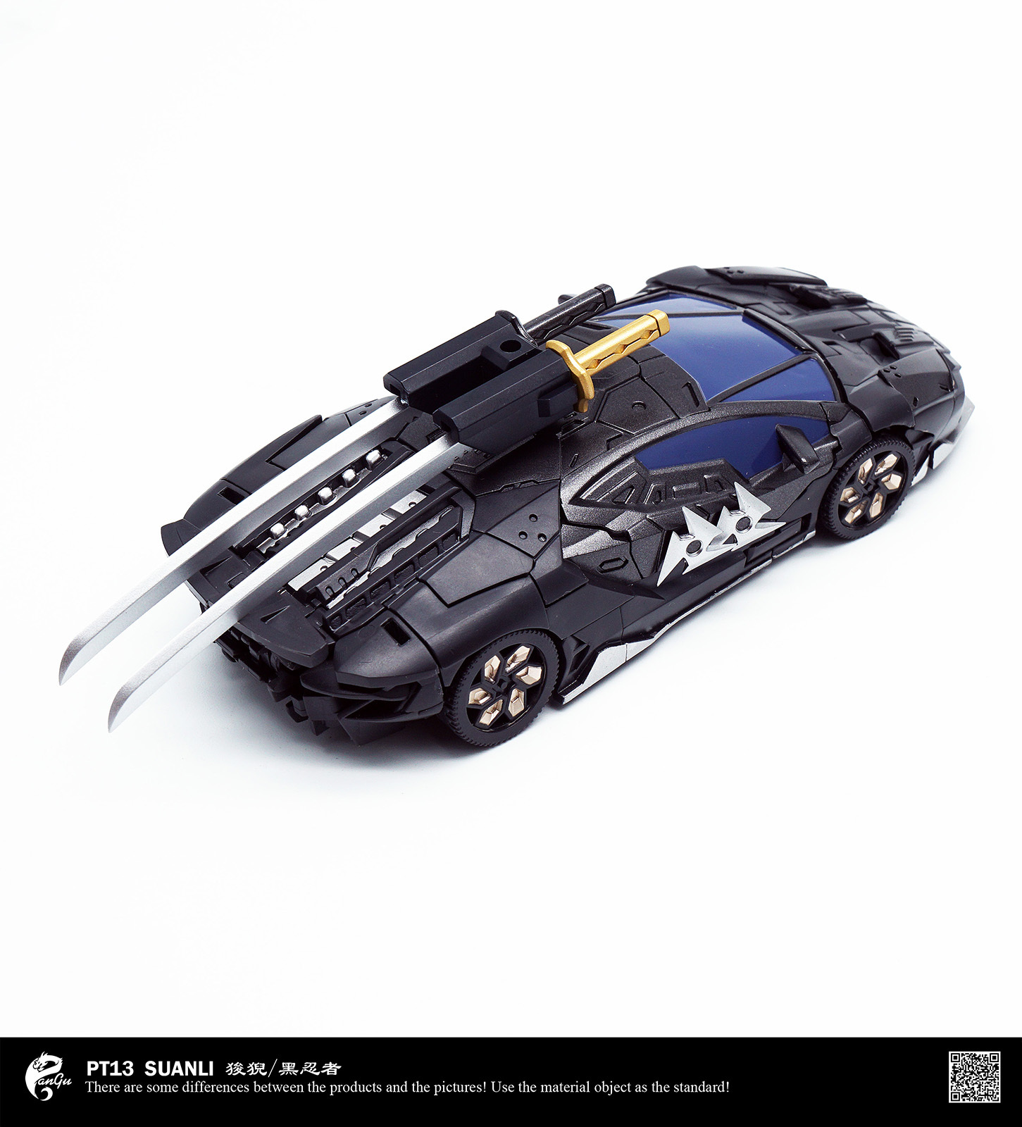 Pangu Toys PT12 Suanli Black Ninja Triple Changer Official